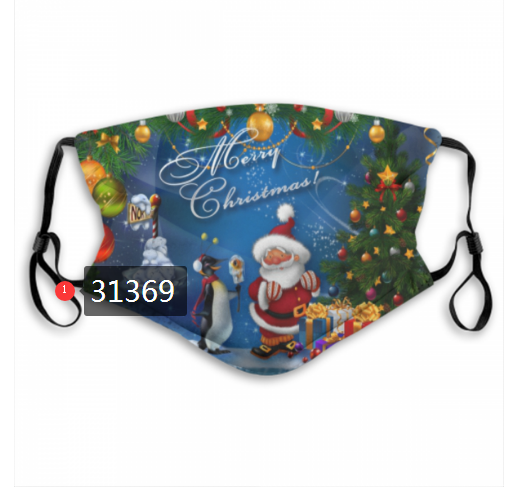 2020 Merry Christmas Dust mask with filter 54